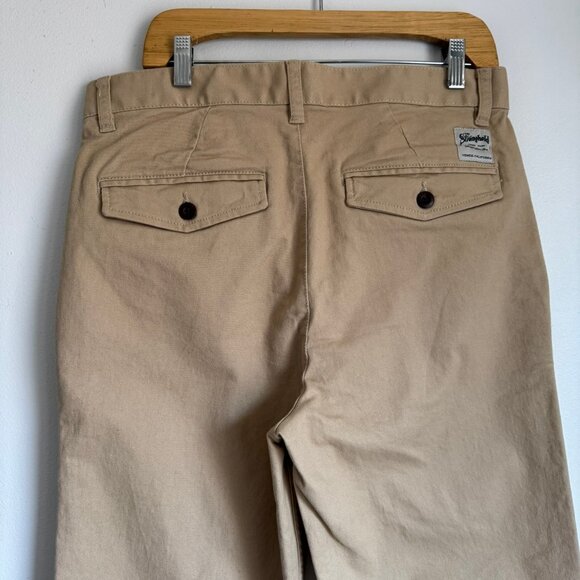 The Stronghold Khaki Relaxed/Tapered workwear cotton chino pants - Picture 4 of 4
